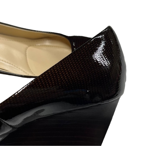 Calvin Klein Saxton brown / slightly reddish heel in the light. NWOT, NWOB - Picture 4 of 11